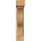 Ekena Millwork Funston Block Rough Sawn Bracket w/ Offset Brace, Western Red Cedar, 6"W x 18"D x 30"H BKT0604X18X30FST05RWR - alternate 4